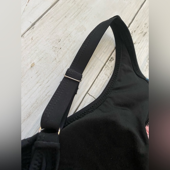 SOFIA'S CHOICE Women's  One Pieces Swimsuit Lace Up Lattice Deep V Bathing - Picture 8 of 10